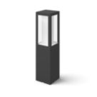 Philips Hue Impress 400mm Outdoor LED Bollard Light Black 8W 1180lm