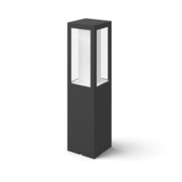 Philips Hue Impress 400mm Outdoor LED Bollard Light Black 8W 1180lm