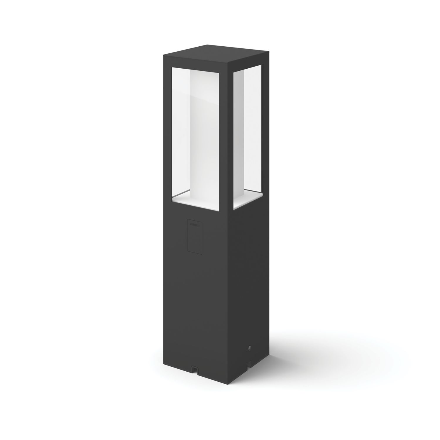 Philips Hue Impress 400mm Outdoor LED Bollard Light Black 8W 1180lm (371JA)