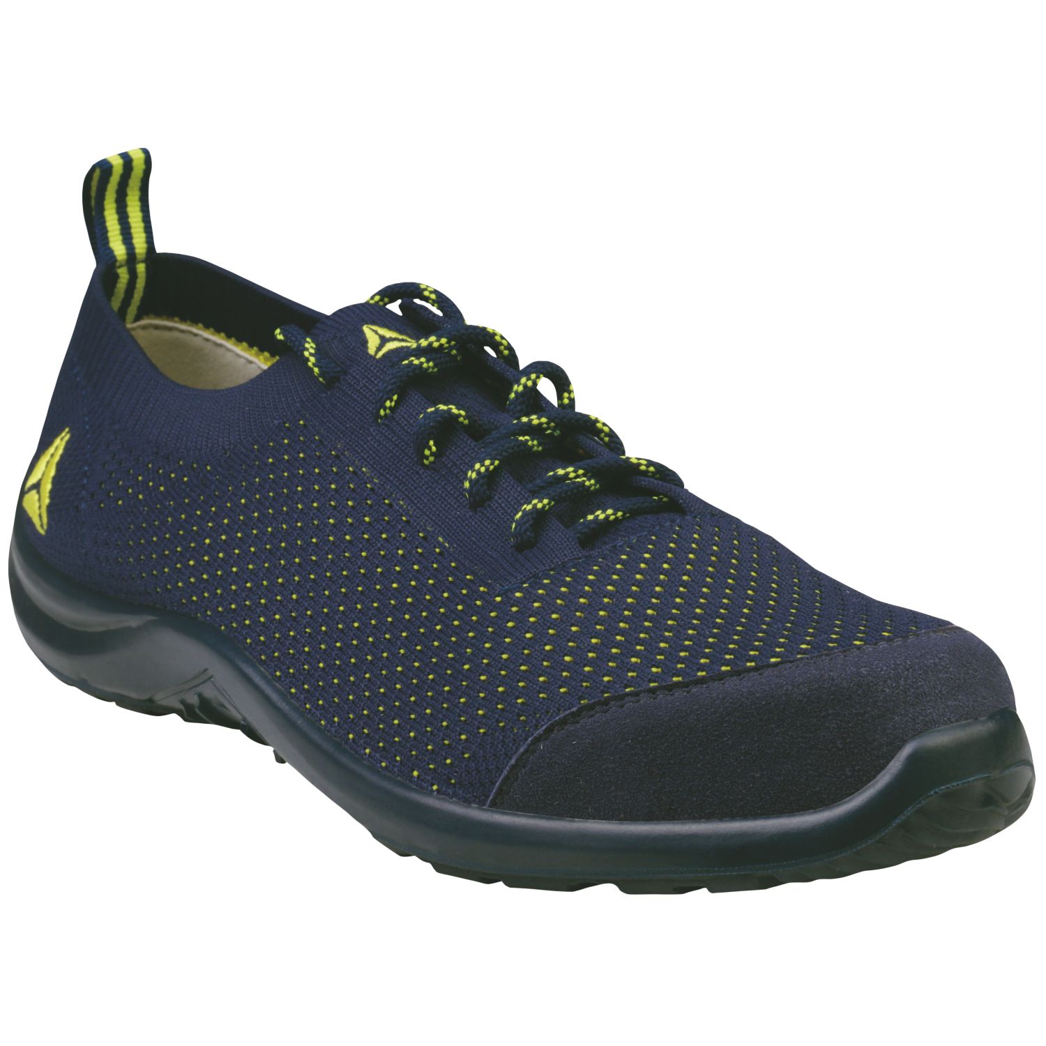 Delta Plus Summer Size 9 Blue/Yellow Steel Toe Cap Safety Trainers (371JH)