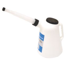 Hilka Pro-Craft ABS Plastic Measuring Jug with Spout White 5Ltr