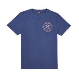 Site Buckthorn Short Sleeve T-Shirt Navy / Grey Large 23" Chest 2 Pack
