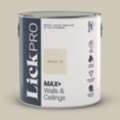 LickPro Max+ 2.5Ltr Greige 02 Eggshell Emulsion  Paint