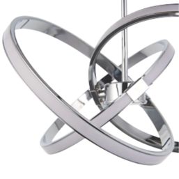 Quay Design Remi LED Semi-Flush Light Chrome 28W 1870lm