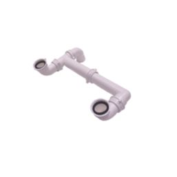 ETAL Double Bowl Sink Kit White 45mm