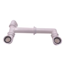 ETAL Double Bowl Sink Kit White 45mm