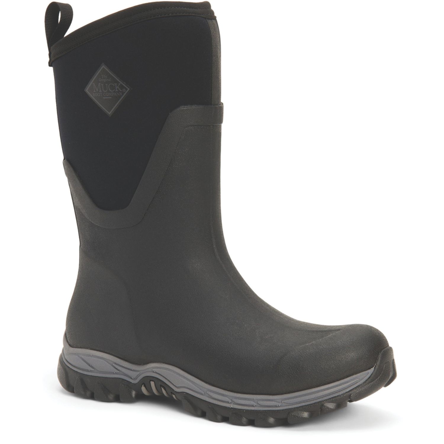 Muck Boots Arctic Sport Mid Size 7 Womens Black Non Safety Wellies (371XR)
