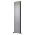 Ximax 1800mm x 445mm 4024BTU Silver Vertical Designer Radiator