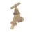 Essentials Outside Tap with Double Check Valve 15mm x 1/2"