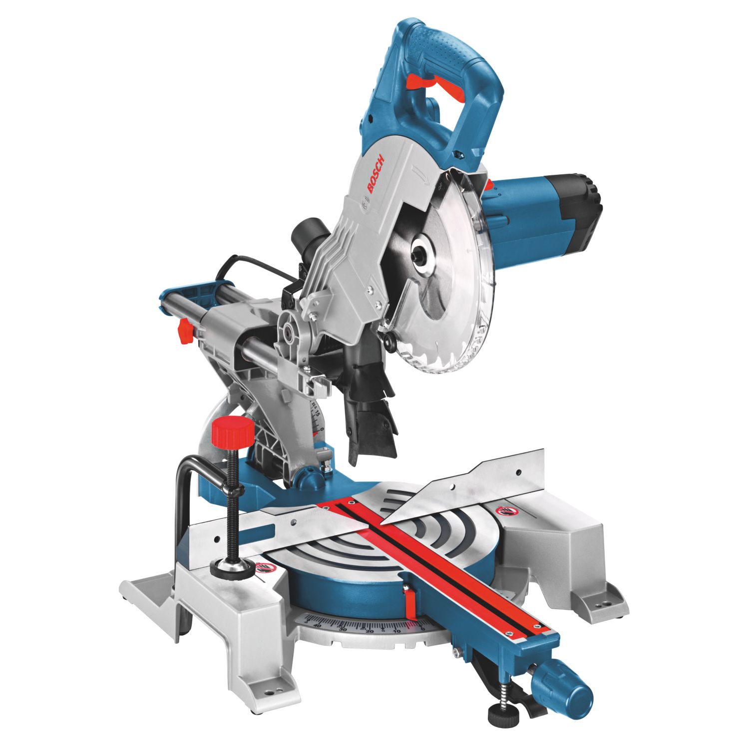 Bosch GCM800SJ2 216mm Electric Single-Bevel Sliding Compound Mitre Saw 240V (3728J)