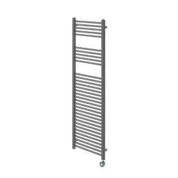 Flomasta 1600mm x 500mm 1706BTU Anthracite Flat Electric Towel Radiator