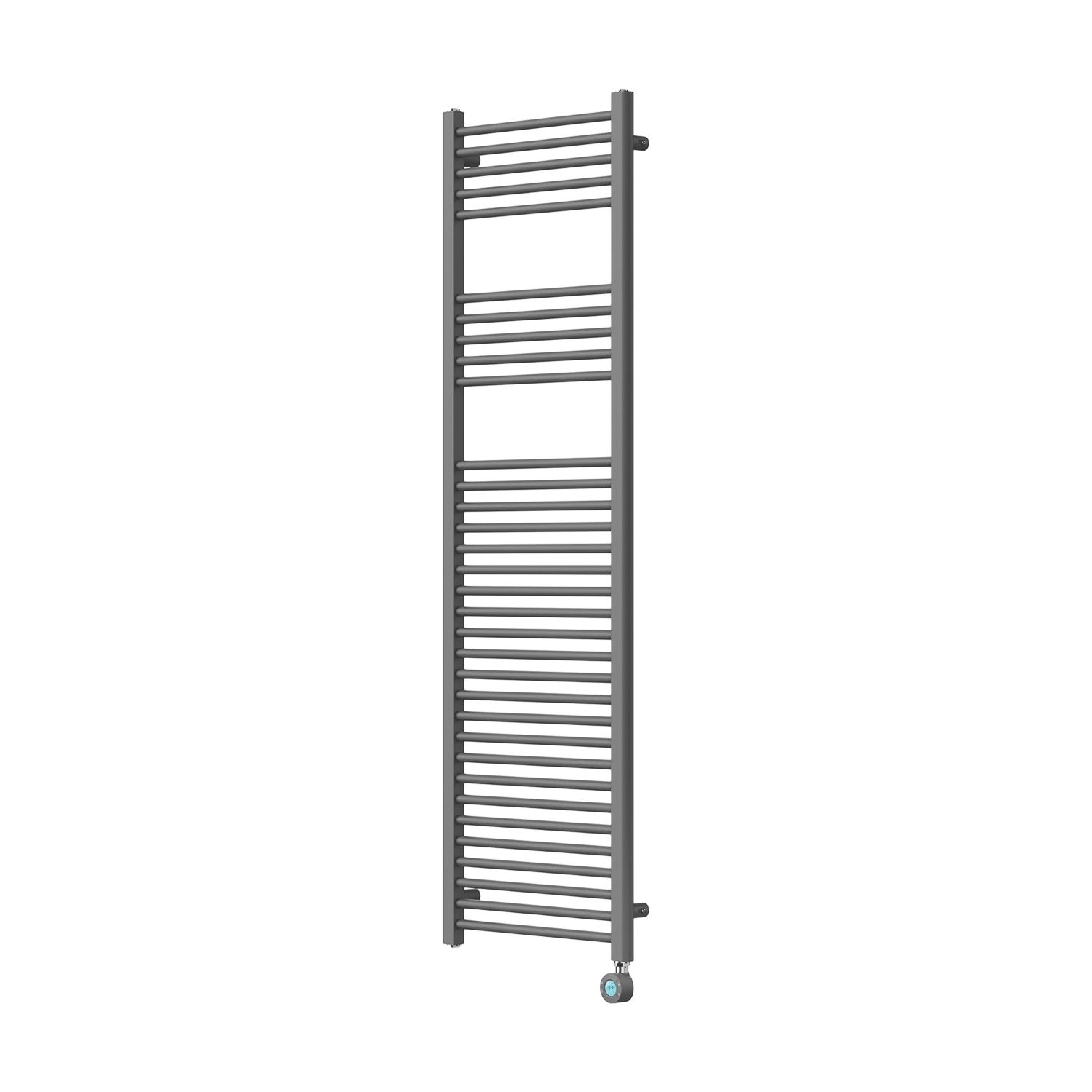 Flomasta 1600mm x 500mm 1706BTU Anthracite Flat Electric Towel Radiator (372CL)