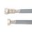 Flomasta Straight Flexible Compression Hose with Isolating Valve 15mm x 1/2" x 300mm