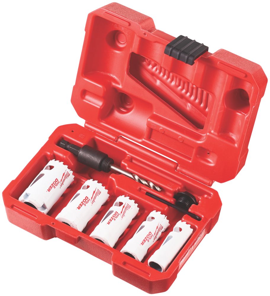 Milwaukee 9 piece hole saw online kit