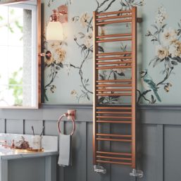 Terma Jade Designer Towel Rail 1149mm x 400mm Copper 1406BTU