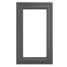 Crystal  Left-Hand Opening Clear Double-Glazed Casement Anthracite Grey uPVC Window 610mm x 820mm