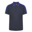 Regatta Contrast Coolweave Polo Shirt Navy / New Royal X Large 49" Chest