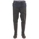Amblers Rhone Size 6.5  Black/Red Safety Thigh Waders