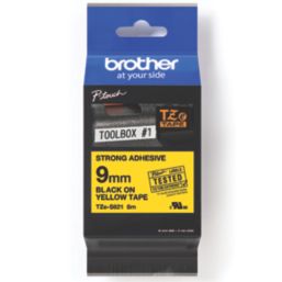 Brother TZES621 Strong Adhesive Labelling Tape 9mm x 8m