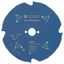 Bosch Expert Fibre Cement Circular Saw Blade 165mm x 20mm 4T