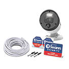 Swann Pro Enforcer SWNHD-875ER-EU White Wired 4K Indoor & Outdoor Bullet Add-On Camera