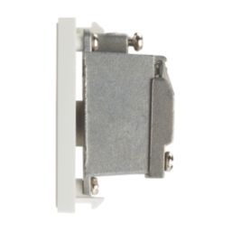 Contactum Media Modular Female Coaxial TV Socket White