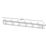 Essentials 6-Hook Rail Pine 685mm x 95mm