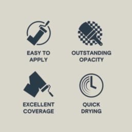 LickPro  2.5Ltr Grey RAL 9002 Vinyl Matt Emulsion  Paint