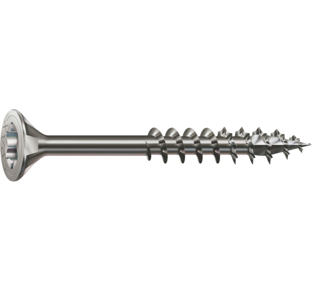 Spax TX Countersunk Self Drilling Wood Screws 6mm x 60mm 100 Pack ...