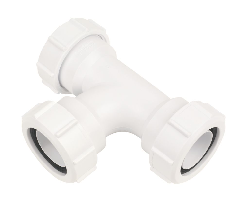 McAlpine V8M  Swept Tee White 32mm