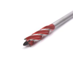 Armeg Wood Beaver Hex Shank 4-Flute Auger Wood Drill Bit 10mm x 165mm