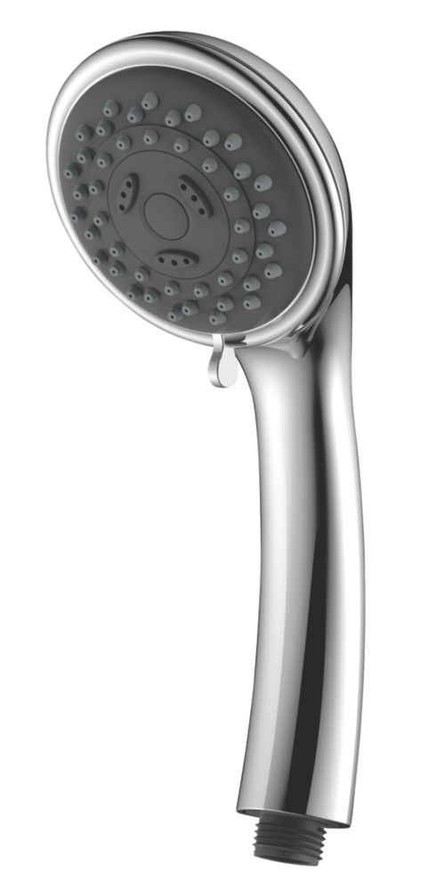 Shower Handset Chrome 92mm x 240mm - Screwfix