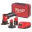 Refurb Milwaukee M12FDSS-422X 12V 2 x 4.0 / 2.0Ah Li-Ion RedLithium Brushless Cordless Sub Compact Spot Sander