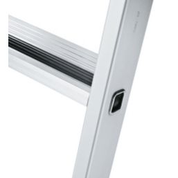 Zarges Aluminium 2.06m 4 Step Platform Step Ladder With Handrail