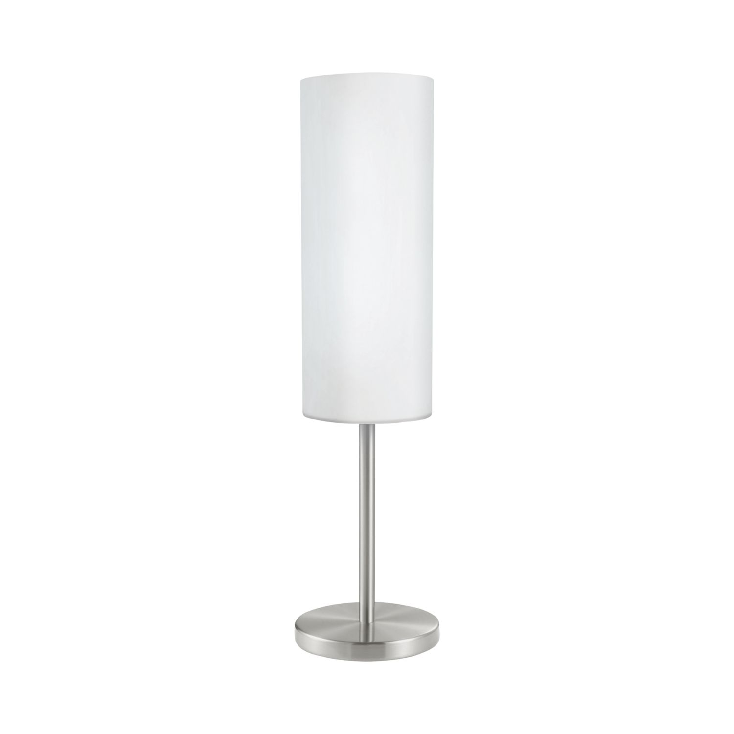 Eglo Troy 3 Table Lamp Satin Nickel/White (373CX)