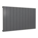 Reina Casina Single 600mm x 1040mm 2703BTU Anthracite Horizontal Designer Radiator