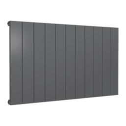 Reina Casina Single 600mm x 1040mm 2703BTU Anthracite Horizontal Designer Radiator
