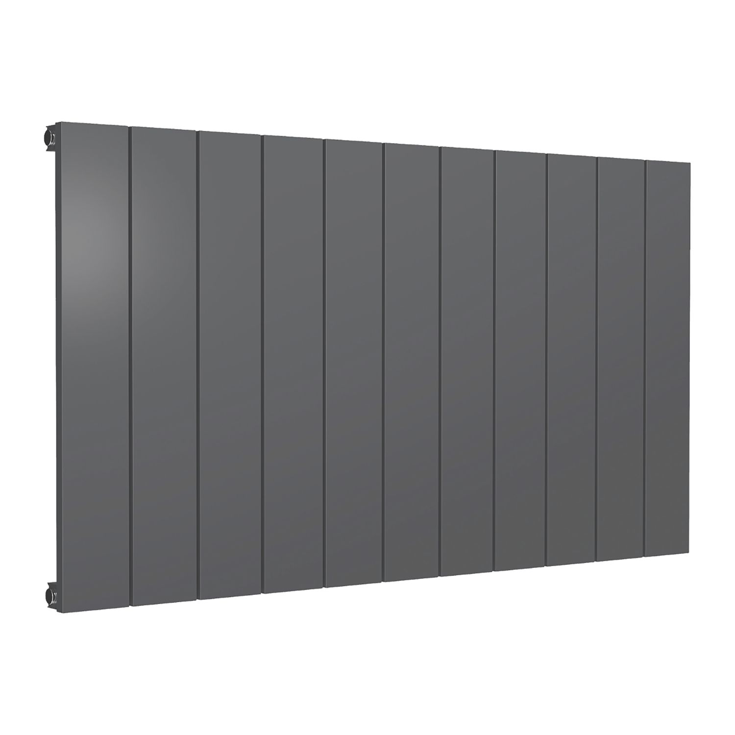 Reina Casina Single 600mm x 1040mm 2703BTU Anthracite Horizontal Designer Radiator (373EE)