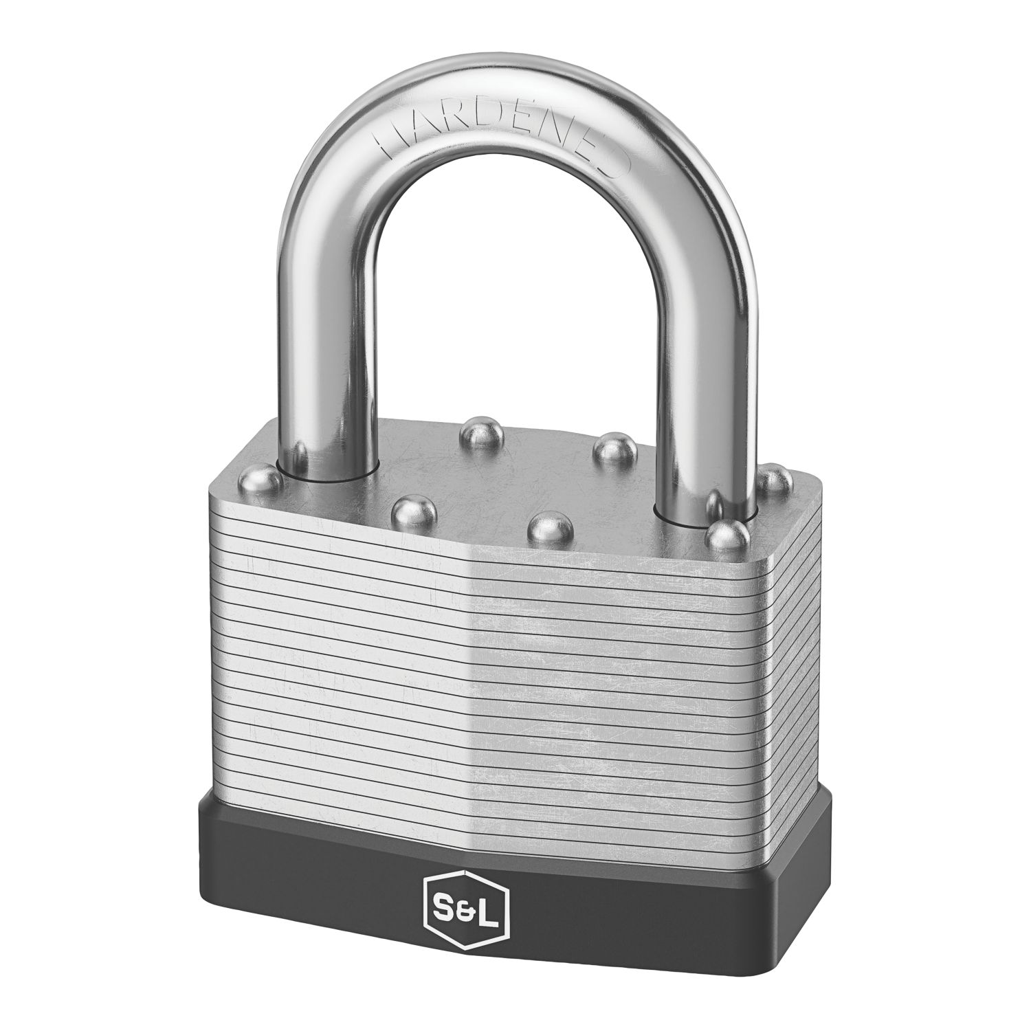 Smith & Locke Laminated Steel Padlock 50mm (373FC)