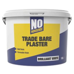 No Nonsense  Bare Plaster Paint White 10Ltr