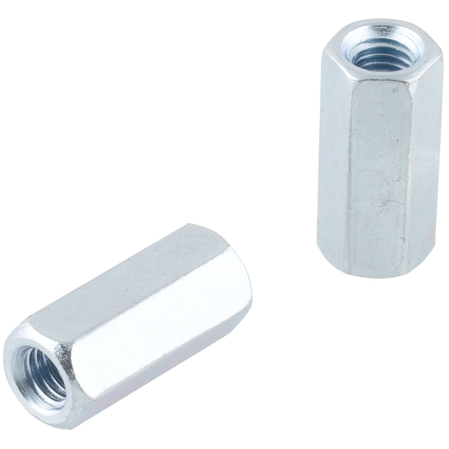 Easyfix Carbon Steel Threaded Rod Connecting Nuts M8 10 Pack (373GX)