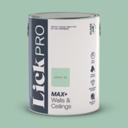 LickPro Max+ 5Ltr Green 08 Matt Emulsion  Paint