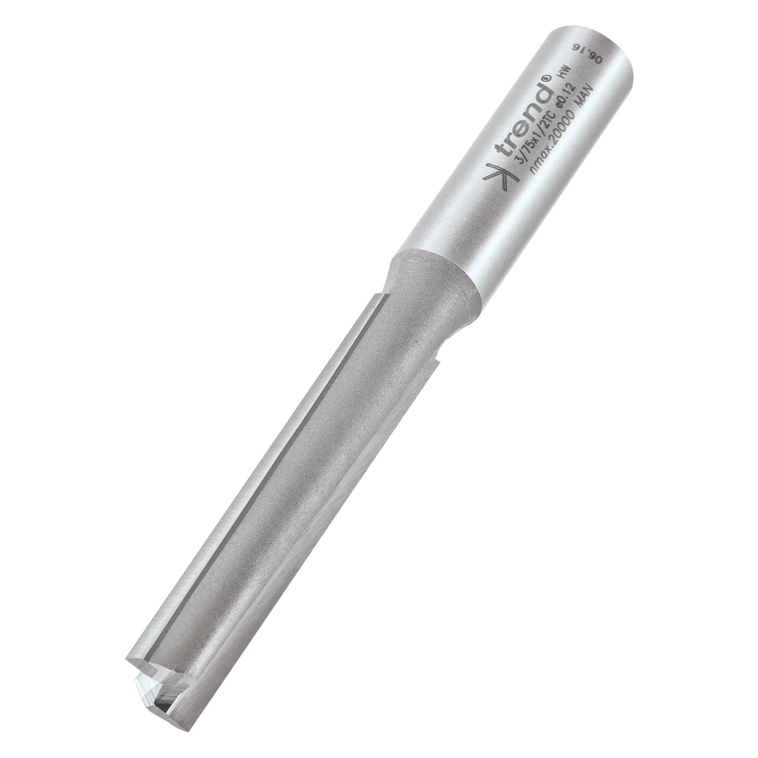 Trend 3/75X1/2TC 1/2" Straight Cutter 12mm x 63mm (373PV)