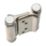 Smith & Locke Satin Nickel  Spring Hinge 75mm x 132mm