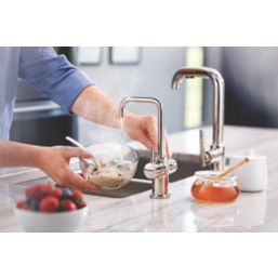 InSinkErator Moderno U Spout Boiling Water Side Tap Polished Nickel