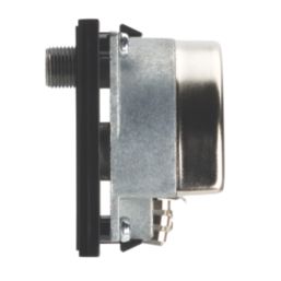 Contactum Media Modular Coaxial TV / FM & Satellite Socket Black