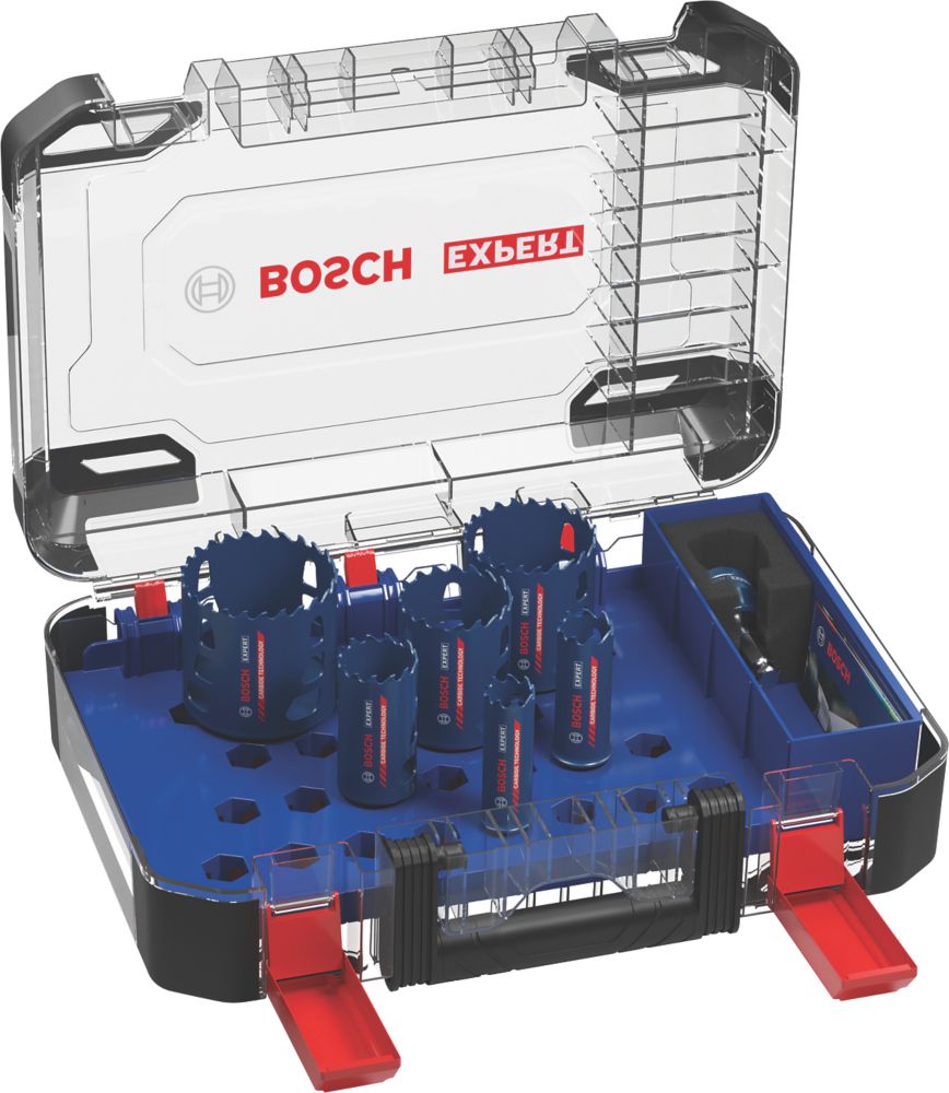 Bosch hole store saw set screwfix