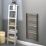 Towelrads 1000mm x 500mm 1555BTU Grey / Silver Flat Designer Towel Radiator