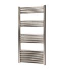 Towelrads 1000mm x 500mm 1555BTU Grey / Silver Flat Designer Towel Radiator