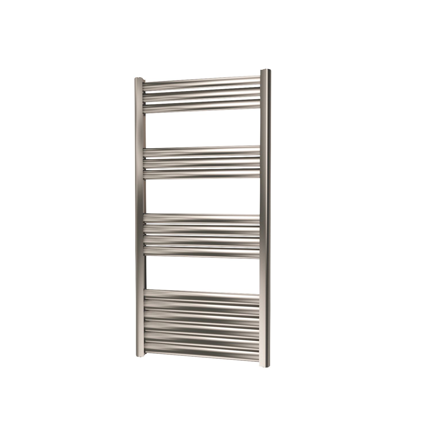 Towelrads 1000mm x 500mm 1555BTU Grey / Silver Flat Designer Towel Radiator (373RY)